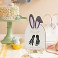 thumbnail image 4 of CJiaWei Collection en Bois Thème Lapin de Pâques Empreinte de Bébé Significative DIY, 4 of 5
