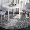 thumbnail image 2 of SAFAVIEH Soho Earl Geometric Wool Area Rug, Grey/Multi, 3'6" x 5'6", 2 of 10