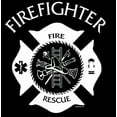 thumbnail image 2 of Men's Firefighter T-shirt, 5XL Olive Drab, 2 of 2