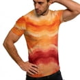 thumbnail image 6 of Mifsaly Womens Casual Tie-Dye T Shirt Crew Neck Short Sleeve Summer Tops Lightweight Breathable Cotton Top Relaxed Fit Fashionable Vacation Shirts XXL, 6 of 9
