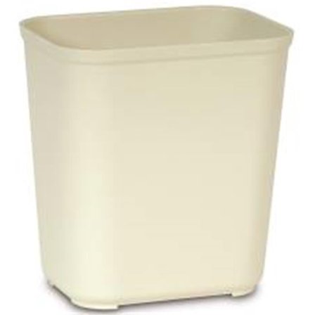 Rubbermaid Fire Resistant Wastebasket 28 Quart Beige