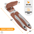thumbnail image 2 of Zulay Kitchen Can Opener Durable Manual Can Opener Smooth Edge Cut Stainless Steel - Dusty Rose, 2 of 6