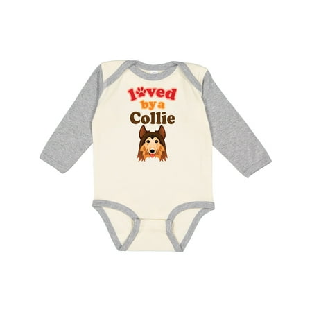 

Inktastic Collie Dog Lover Gift Gift Baby Boy or Baby Girl Long Sleeve Bodysuit