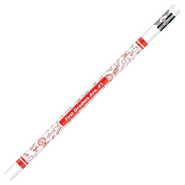 J.R. Moon Pencil JRM7861B-12 Pencils 1st Graders Are Number 1 - 12 Dozan