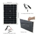 thumbnail image 3 of 500W Solar Panel 18V Solar Cell 100A Controller Solar Panel for Phone RV Car Charger Outdoor Battery Supply ,Easy to Install, 3 of 7