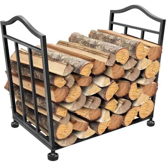 Firewood Rack, Foldable Firewood Holder, Firewood Storage Rack for Indoor Outdoor Log Organization and Storage