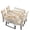Beige Marble, variant on TSOVTHRID Beige Marble Print Tablecloth Chair Cover Set, Washable Table Cloth with Parsons Chair Slipcovers Protective Set of 4 for Home Restaurant Banquet (5 PCS)