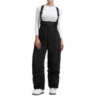 Roxy Women's Summit Bib Snow Pants - Waterproof Insulated Snowboard Pants Anthracite