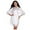 White, variant on LYMAYTER Women's ‌Bride Robe Bridal Robe Lace Trim Kimono Soft Satin Party Sleepwear Bathrobe