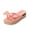 Pink, variant on VerPetridure Women Bow Tie Open Toe Slippers Shoes Comfy Sandals Casual Comfortable Beach Sandals