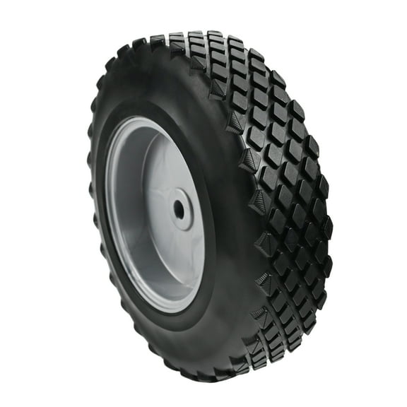 0G8651 Wheel for Generac Generator, 9.5” Portable Generator Mobile System Replacement Plastic Wheel and Tire, 1/2 Offset Hub