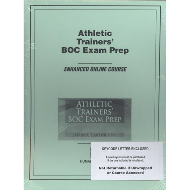 Athletic Trainers' BOC Exam Prep Enhanced Course. Access Code Walmart