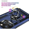thumbnail image 7 of Entronix Heavy Duty Case Designed for iPhone 15 Pro, Rotating Ring Protective Cover, Blue, 7 of 7