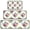 Pioneer Flower Floral-2, variant on Pioneer Flower Floral Print Pattern Kitchen Rugs Sets Of 3,Kitchen Runner Rugs Non Skid Washable,Decorative Kitchen Floor Mats for Kitchen,Sink,Laundry,17X30 Inch 17X47 Inch 17X59 Inch
