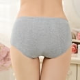 thumbnail image 3 of Breathe Cotton Brief Underwear for Women Mid-Rise Floral Postpartum Hipster Ladies Lace Panties Girls Full Coverage Briefs Cotton Stretch Briefs, 3 of 6