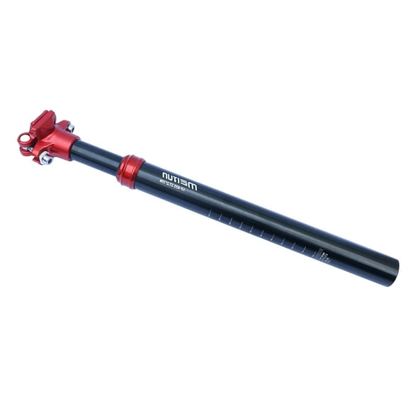 Aluminum Alloy Bike Seat Post, Saddle Support Pole, Cycling Components Shock Absorber, 350mm, Vibration Absorb Road Seatpost No Sleeve