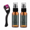 thumbnail image 1 of 2X Natural Men Beard Growth Roller Kit Men's Beard Growth Oil Nourishing Enhancer Beard Oil Spray Anti Hair Loss With Beard Roller new, 1 of 5