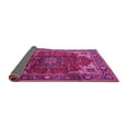 thumbnail image 2 of Ahgly Company Indoor Round Medallion Pink Traditional Area Rugs, 7' Round, 2 of 4