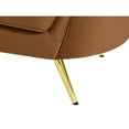 thumbnail image 5 of Meridian Furniture Margo Saddle Velvet Loveseat, 5 of 7