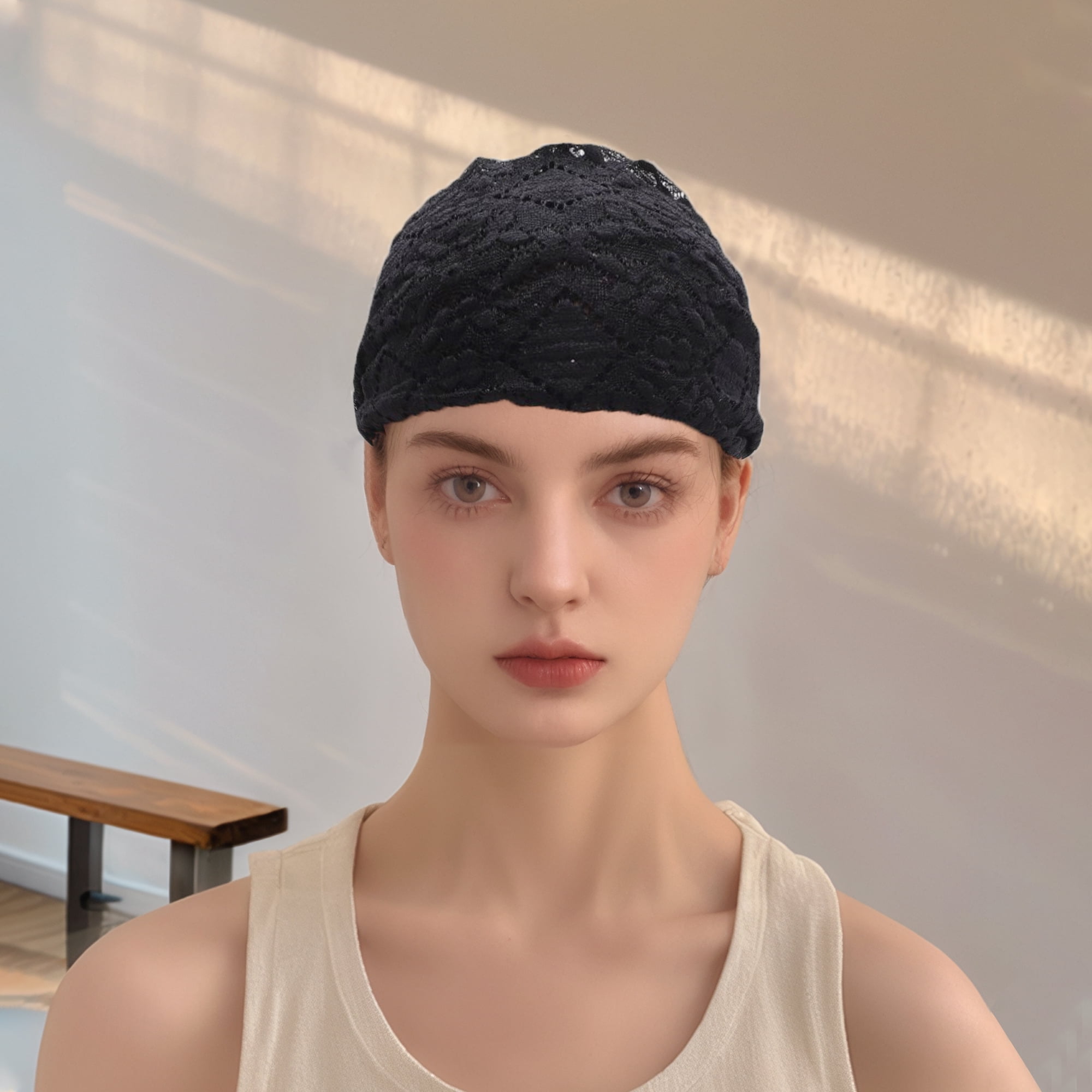Unique Bargains 1pc Fashion Wide Headwrap 8.66"x5.12" Black