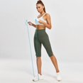 thumbnail image 6 of Nebility Capri Yoga Pants for Women Compression Workout Running Leggings High Waist, 6 of 7