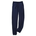 thumbnail image 4 of Wxolcjlv Mens Solid Sleep Pant Drawstring Waist Jogger Bottom Nightwear Loungewear, 4 of 4