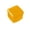 Orange, variant on Cube Squish Toy, Sky Blue