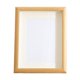thumbnail image 1 of Caja de sombras con marco para flores secas, caja de recuerdos, madera, rectángulo, colección vacía 16 pulgadas, 1 of 9
