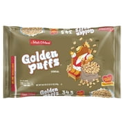 Malt-O-Meal Golden Puffs® Kids Breakfast Cereal, Sweetened Puffed Wheat, Family Size Bulk Bagged Cereal, 34.5 oz - 1 Ct