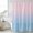 Blue, variant on Pink Blue Ombre Waterproof Shower Curtain, Stall 36"x72" Washable Polyester Fabric Shower Curtains for Bathroom, Pink Gradient Color Modern Abstract Art Decorative Bathtub Curtain Sets with Hooks