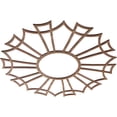thumbnail image 2 of Ekena Millwork 24"OD x 8 1/2"ID x 3/8"T Augustus Wood Fretwork Pierced Ceiling Medallion, Walnut, 2 of 3