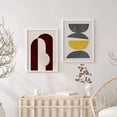 thumbnail image 4 of Pintura gráfica impermeable sin marco de lona sin marco de lienzo abstracto Moderno de pared Cartel de cartel Accesorios de decoración Baño de dormitorio 2 unids sidaley HA010977-00, 4 of 7