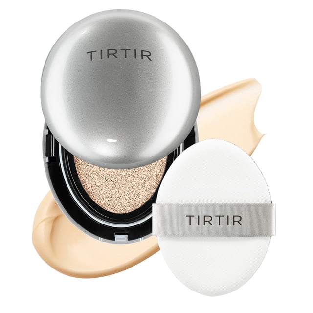Mascarilla TIRTIR de Cushion Foundation Fit Aura Silver #13N Fair Ivory