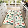 thumbnail image 4 of Kitchen Rugs Sets Of 2,Beige Christmas Tree Pattern Anti Fatigue Kitchen Mat Rugs Non Slip Washable,Decorative Kitchen Floor Mats for Kitchen,Sink,Laundry,17"X47", 4 of 5