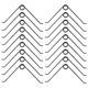 thumbnail image 1 of 25 piezas de resorte en forma de V de acero inoxidable para mantenimiento de herramientas, tijeras de podar y recortar., 1 of 6