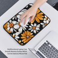 thumbnail image 6 of Pofeuu Yellow White Daisy Pattern Print Laptop Carrying Case,13-15-Inch Laptop and Tablet, Sleek Design, Durable and Water-Repellent Fabric, Business Casual or School-13 inch, 6 of 8