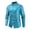 Blue, variant on Shiny Metallic Shirt for Men Long Sleeve Button Down Collared Dress Shirt Stage Performance Dancewear Wedding Party