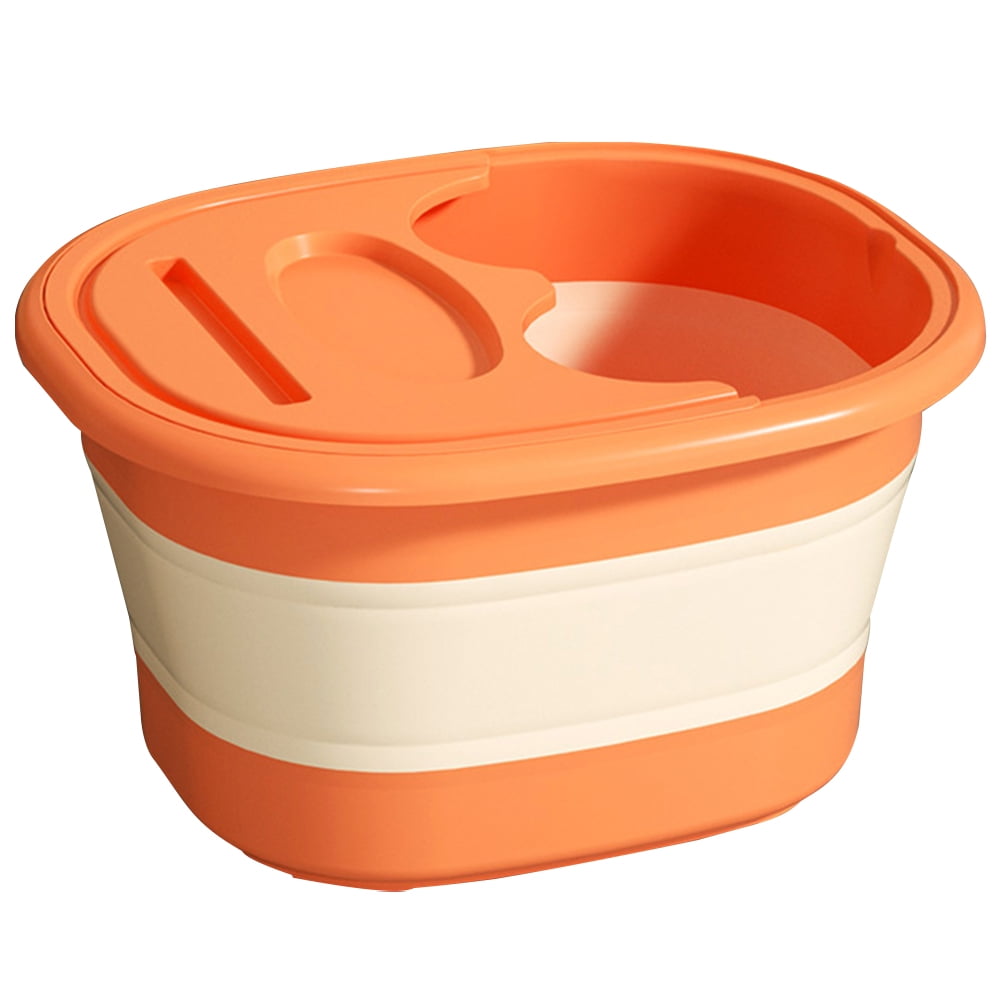 Collapsible Foot Soaking Bucket Foldable Relaxing Foot Bath Spa Home