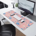 thumbnail image 2 of Long Mouse Pads for Desk,Pink Cartoon Dinosaurs Eggs Pattern Desk Mats on Top Of Desks, Desk Mouse Pad Extra Large with 3mm Non-Slip Base and Stitched Edge for Gaming,Office,Work,Home 31.5"x11.8", 2 of 6