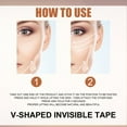 Face Lift Tape,Instant Face Sticker Invisible Waterproof Elastic,Hide