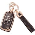 thumbnail image 1 of Key Fob Cover Compatible with Fit for VW Volkswagen Golf GTI Tiguan Atlas Polo Jetta Bling Key Case Protection Shell with Keychain Case Holder Protector,1,Black, 1 of 6