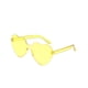 thumbnail image 2 of Minnieouse Gafas de sol con forma de corazón de melocotón, antiquemaduras, gafas bonitas, gafas Retro de ojo de gato, gafas irregulares Lentes Amarillo, 2 of 6