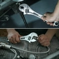 thumbnail image 6 of SK 12-Inch Adjustable Wrench, 1-1/2" Jaw Capacity, Cr-V Steel, SAE&Metric Scales, 6 of 12