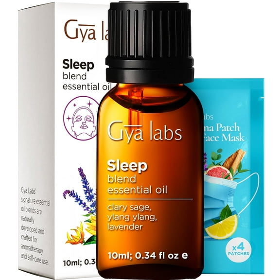 Gya Labs Sleep Essential Oil Blend - Sleep Oil for Diffuser & Aromatherapy, Soothing, Bedtime and Self-Care (0.34 Fl Oz)