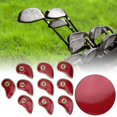 thumbnail image 3 of Cubierta de cabeza de hierro de golf 10 Unids / set PU Cubierta de cabeza de hierro de golf Cubierta de cabeza Club Protector Casered ANGGREK Otros, 3 of 8