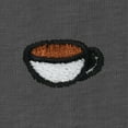 thumbnail image 2 of Dalix Lil Coffee Embroidered Lightweight Jersey Tee Summer Cute Food Womens in Asphalt L Large, 2 of 5