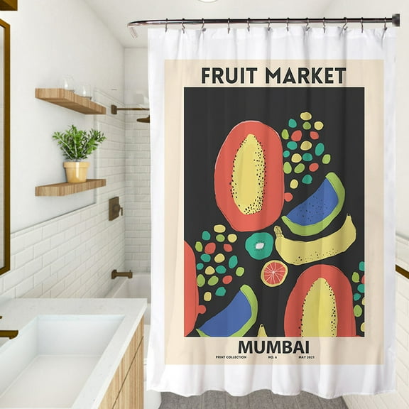 Shower Curtain Bathroom Shade Hand-painted Shower Curtain 1.8M * 2.0M