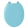 thumbnail image 3 of Siège de Toilette Rond à Fermeture Douce Confortable Housse de Siège de Toilette Siège de Pot Couvercle Doux pour Sièges de Salle de Bain Toilettes Standard Blanc, 3 of 6