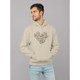 thumbnail image 2 of I Love You Baby Heart Hoodie Men -Image by Shutterstock, Male 3X-Large, 2 of 4