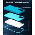 thumbnail image 6 of Entronix Heavy Duty Case designed for iPhone 17 - Triple Layer Bumper Cover, Protective Smartphone Accessories, Teal, 6 of 6